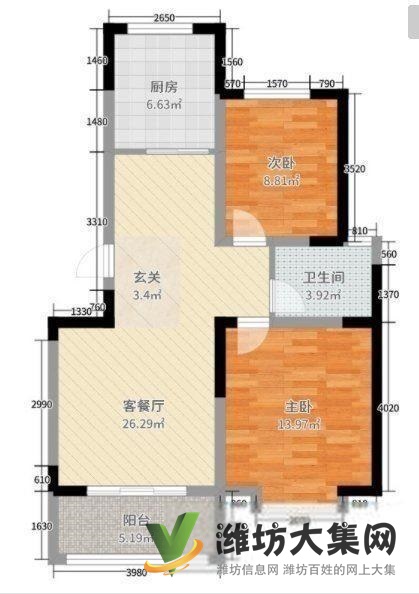 高新二路 浞河東岸 景泰園小區 現房 5200每平